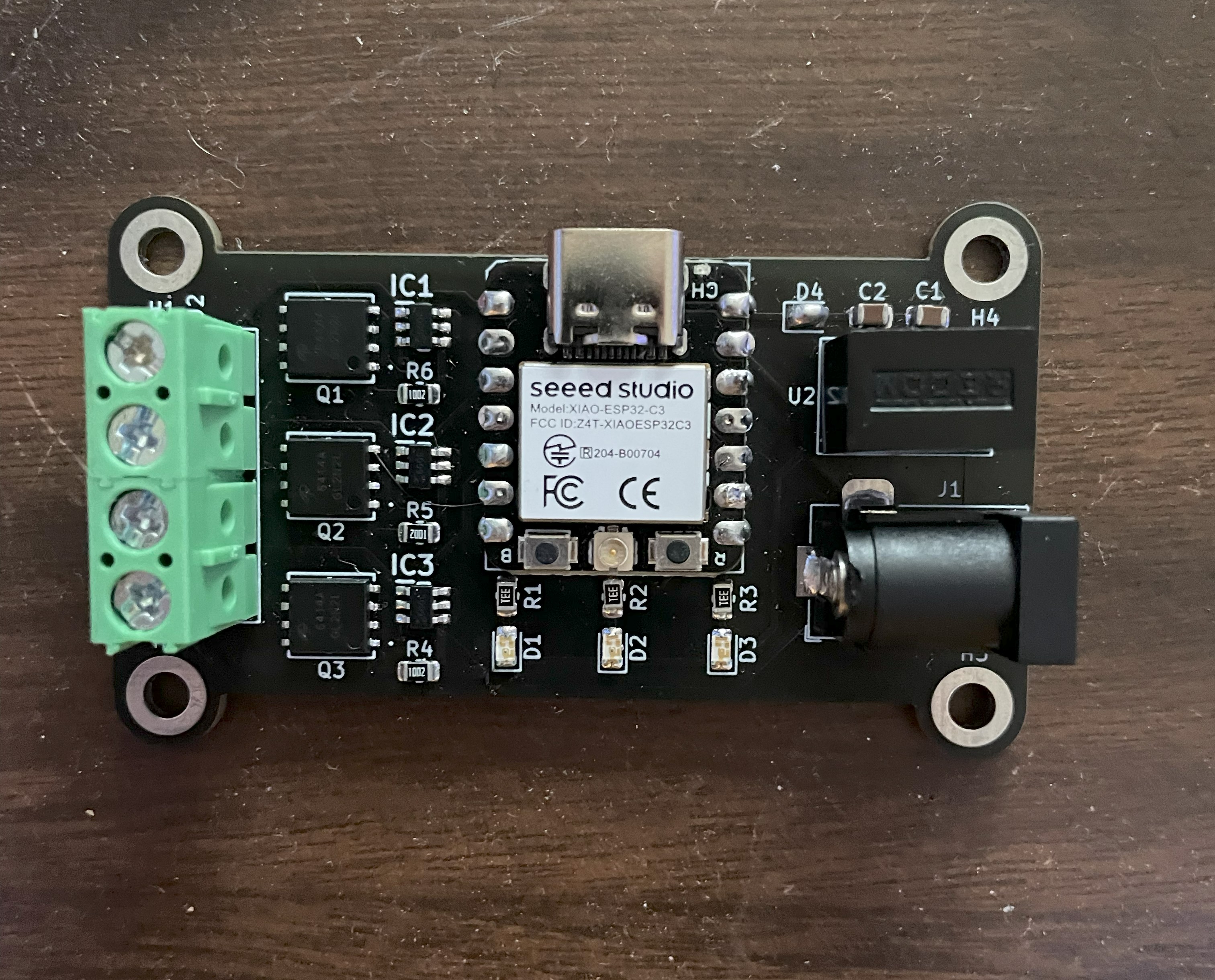 Custom PCB with ESP32-C3